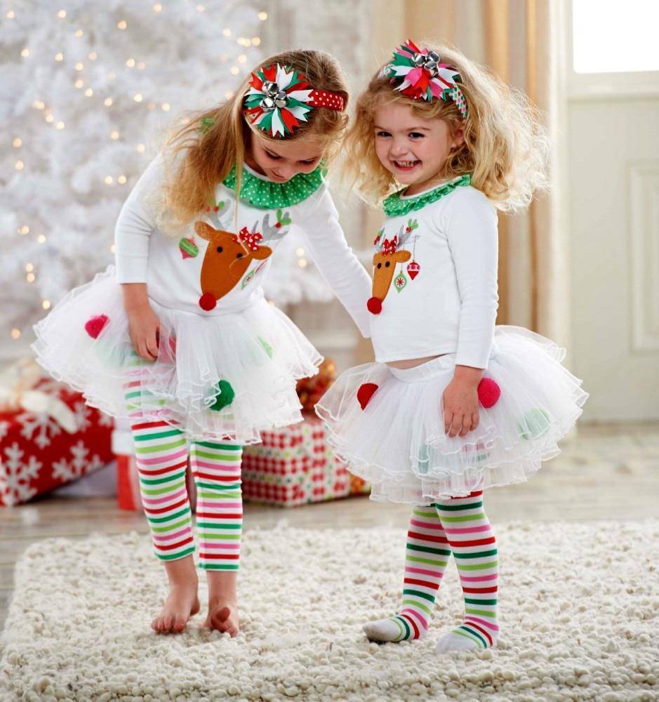 Christmas Toddler Girl Reindeer Dress