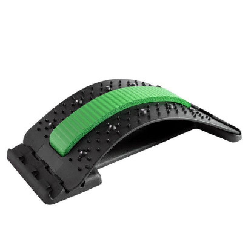 Lumbar Back Massage Pain Stretcher Green
