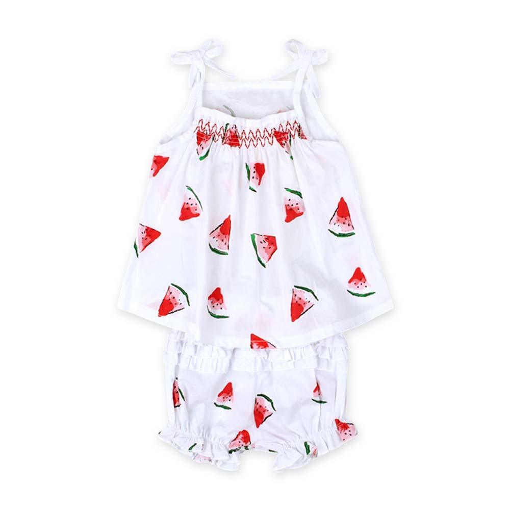 Summer Baby Girl Watermelon Printed Clothes