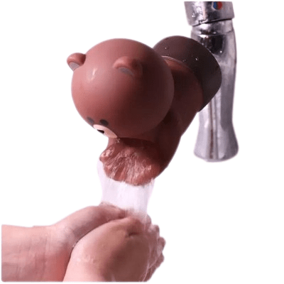 Toddler Baby Faucet Protector Handler Sink Extender Cover For Bathroom Brown