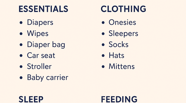 The Ultimate Newborn Shopping List