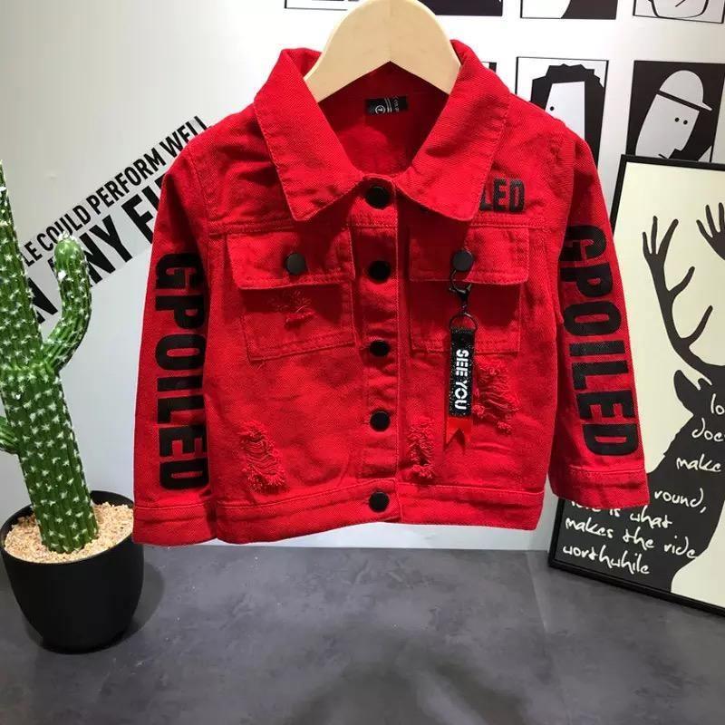 3pcs Children Boys Denims Jacket Cost Pant Hooded Clothes Bump baby and beyond