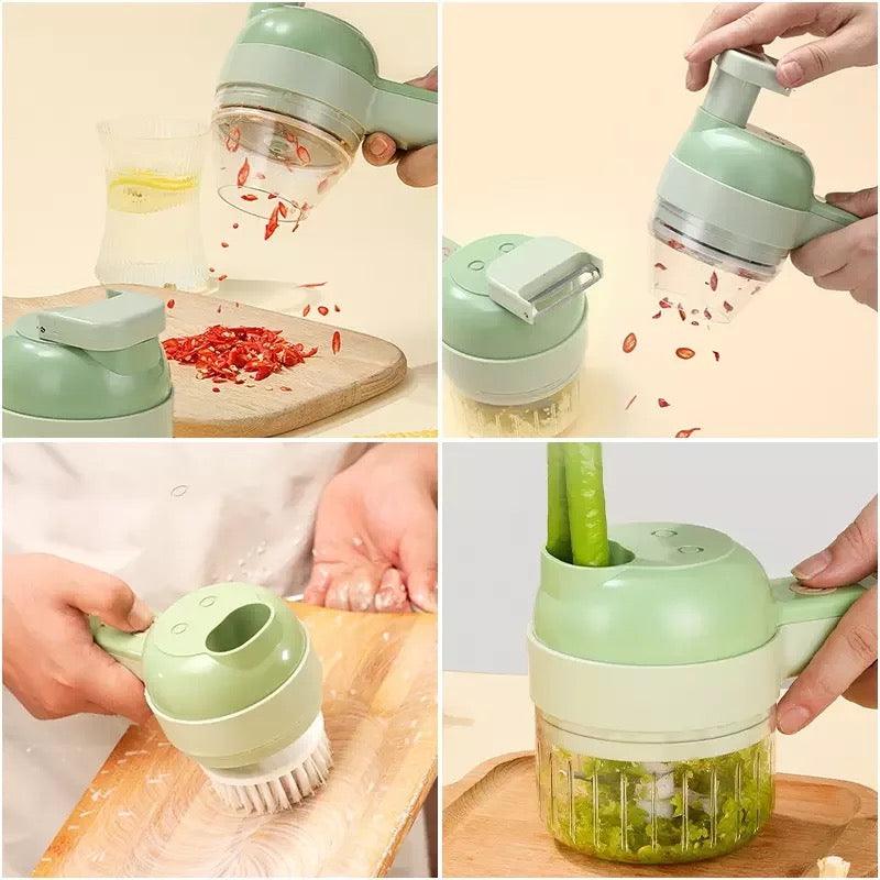 4 In 1 Electric Multifunctional Vegetables Slice Cutter Bump baby and beyond