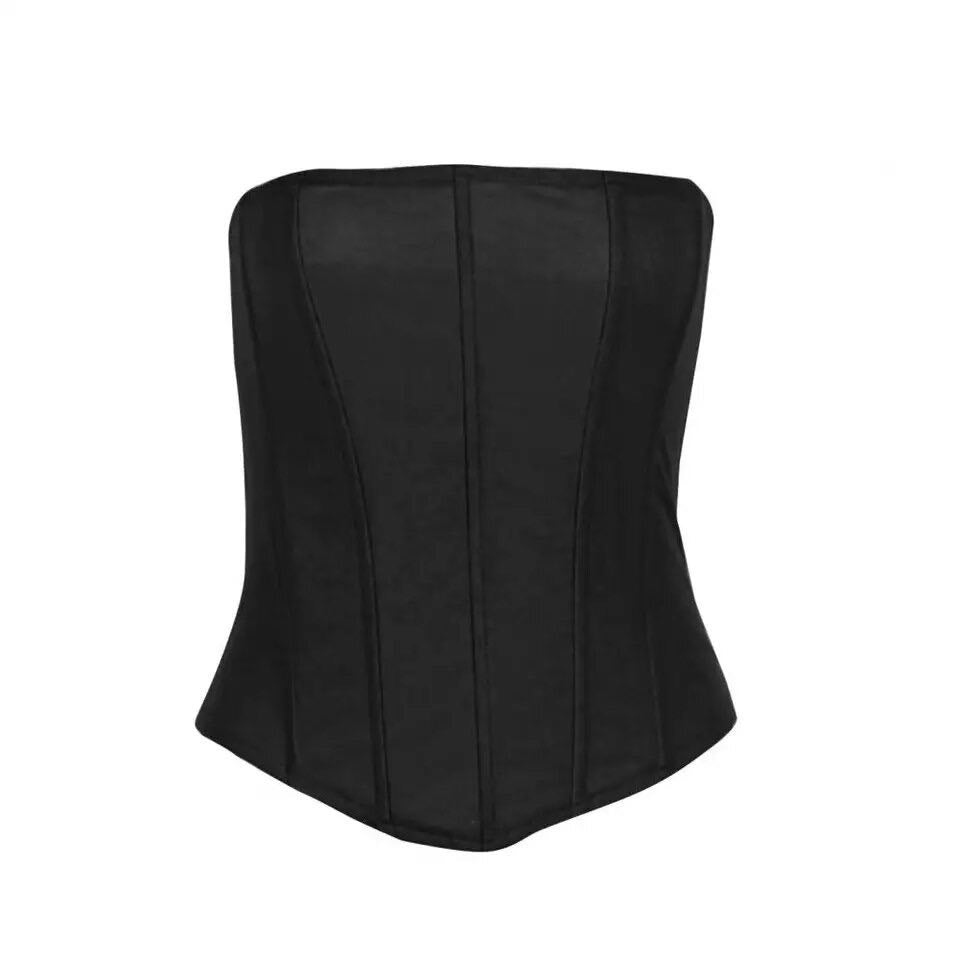 Women Sleeveless Corset Tank Top Streetwear