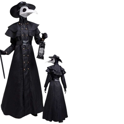 Children Dark Dungeon Hero Crow Mouth Plague Doctor Costume