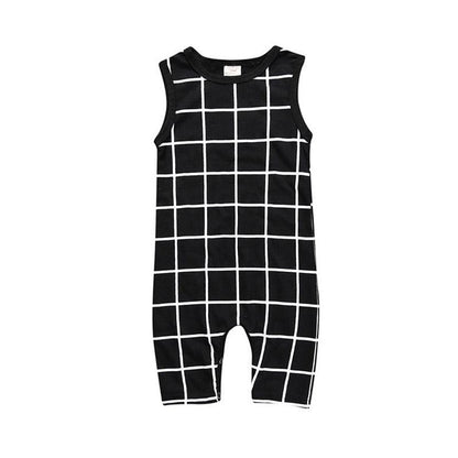 Adorable Baby Boy Sleeveless Jumpsuit Clothes Bump baby and beyond