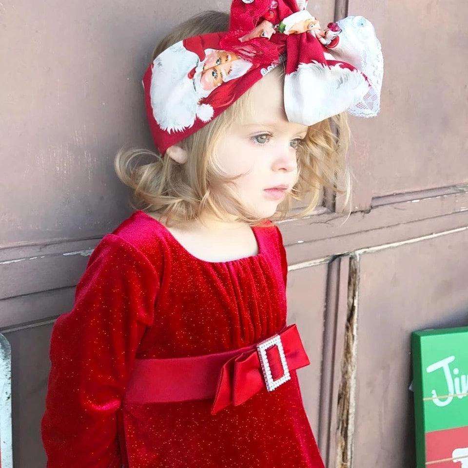 Adorable Princess Red Christmas Flannel Dress Bump baby and beyond