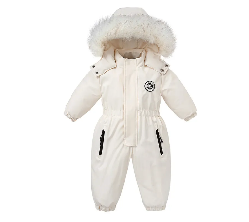 Infant Overalls Waterproof Ski Suit Plus Velvet