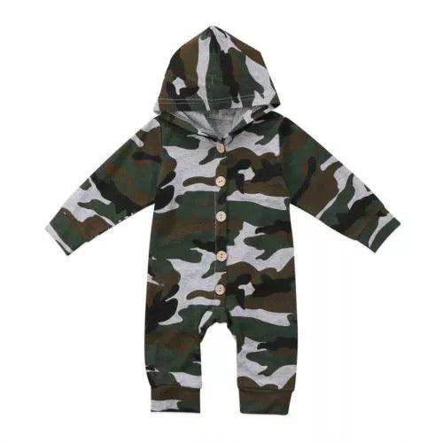 Baby Boy Girl Hoodie Camoflauge Jumpsuit Bump baby and beyond