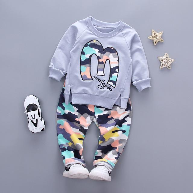 Baby Boy Girl Warm Camouflage Tracksuit Pant Bump baby and beyond