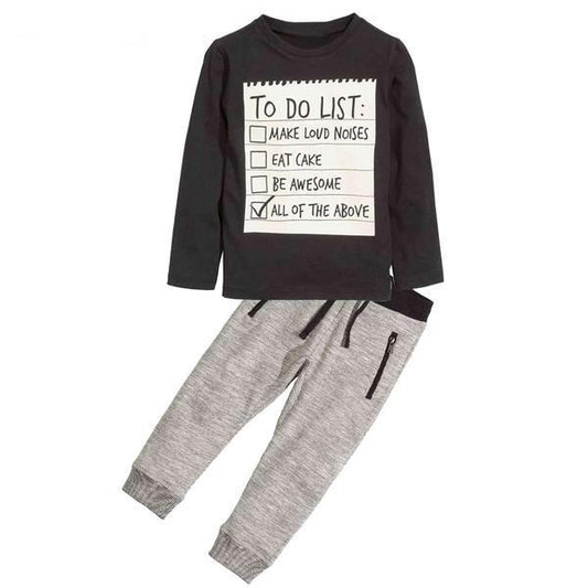 Baby Boy Long Sleeve Shirt Casual Pants Bump baby and beyond