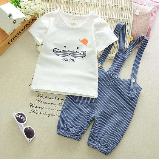 Baby Boys Beard T Shirt Jumper Straps Bump baby and beyond