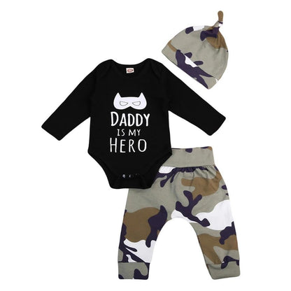 Baby Boys Daddy Is My Hero Tops Jumpsuit Bump baby and beyond