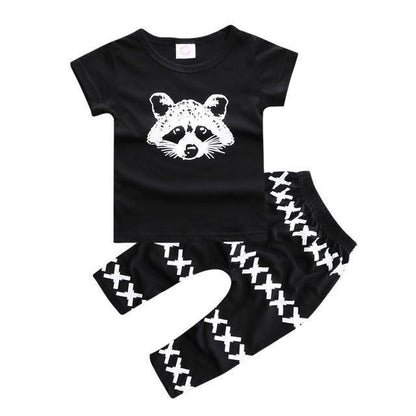 Baby Cotton Animal Short Sleeve T Shirt Pants Bump baby and beyond