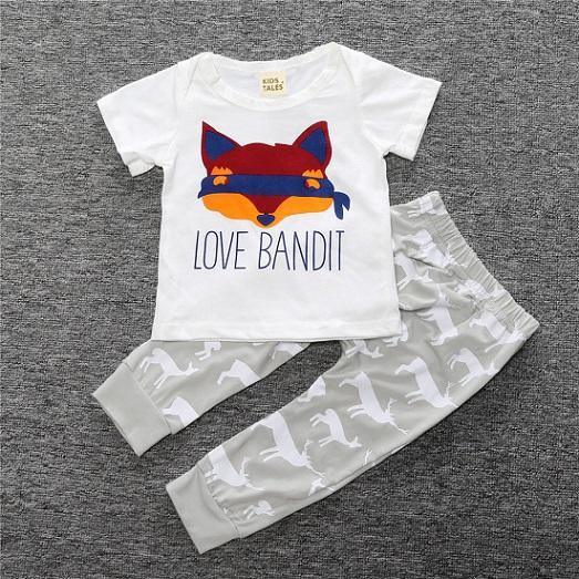 Baby Cotton Animal Short Sleeve T Shirt Pants Bump baby and beyond