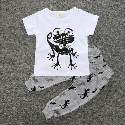 Baby Cotton Animal Short Sleeve T Shirt Pants Bump baby and beyond