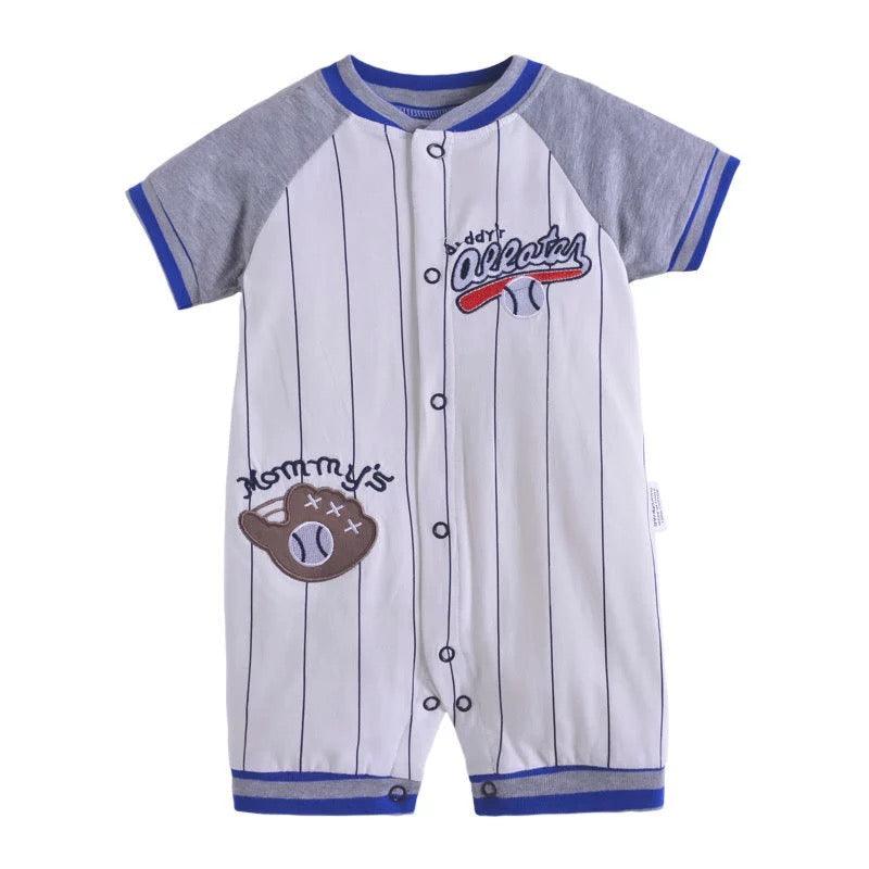 Baby Girl Boy Romper Baseball Jumpsuit Bump baby and beyond