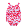 Baby Girl Red Heart Romper Jumpsuit Clothes Bump baby and beyond