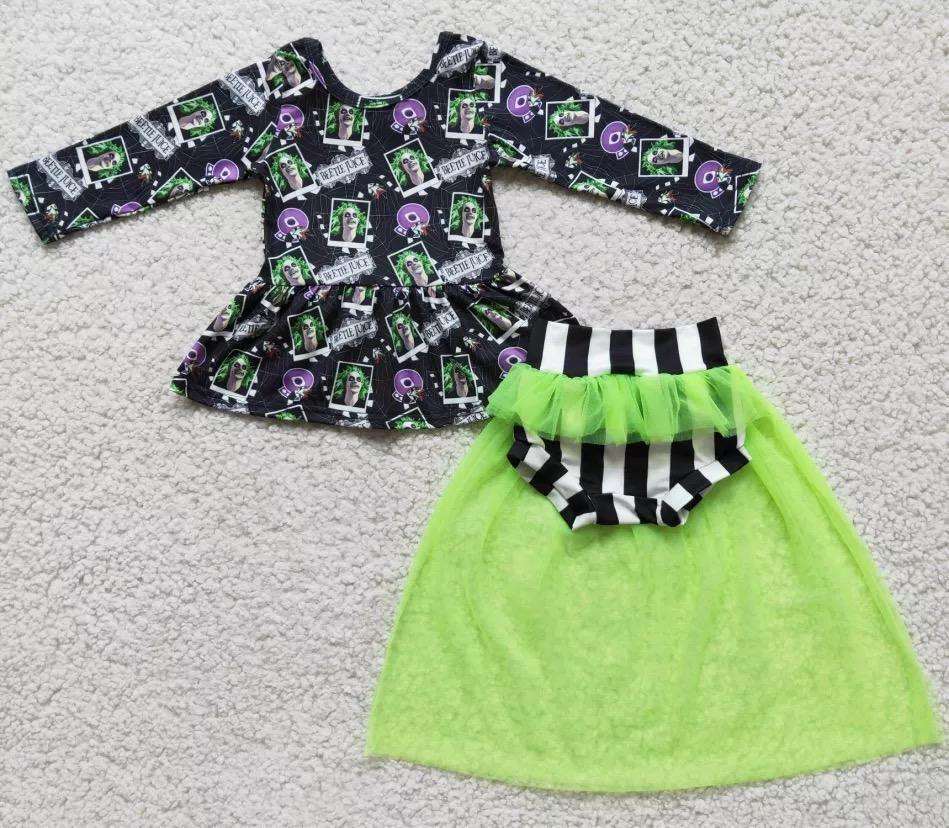 Baby Girls Halloween Bummies Outfit Bump baby and beyond