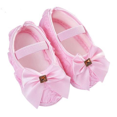 Baby Girls Ribbons Bowknot Shoes Bump baby and beyond