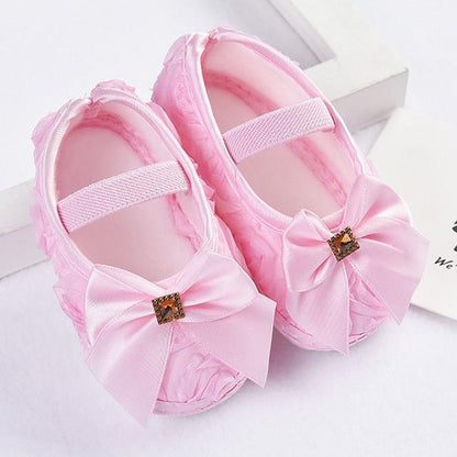 Baby Girls Ribbons Bowknot Shoes Bump baby and beyond