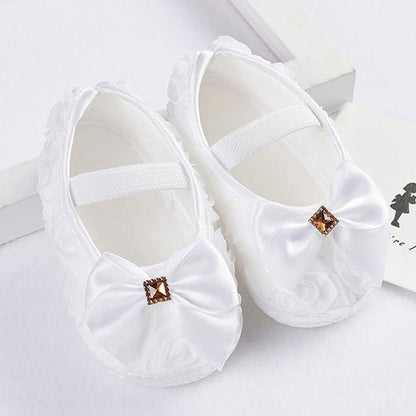 Baby Girls Ribbons Bowknot Shoes Bump baby and beyond