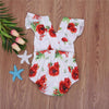 Baby Girls Romper Flower Backless Jumpsuit Bump baby and beyond