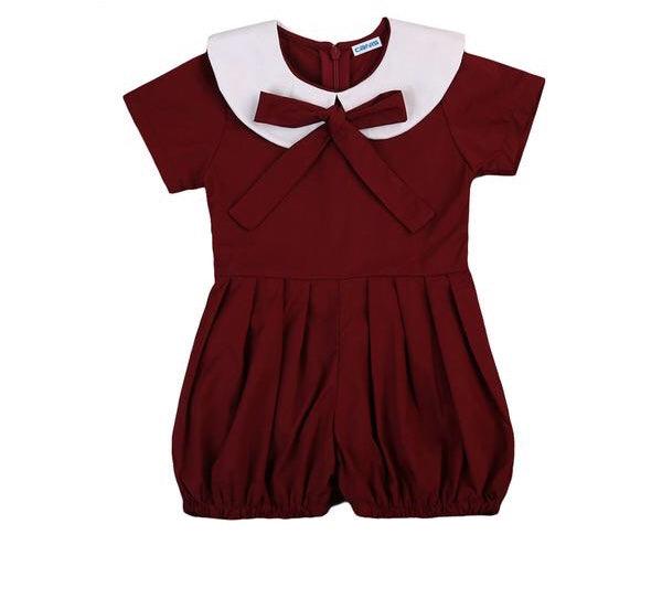 Baby Kid Girls Ruffled Romper Jumpsuit Bump baby and beyond