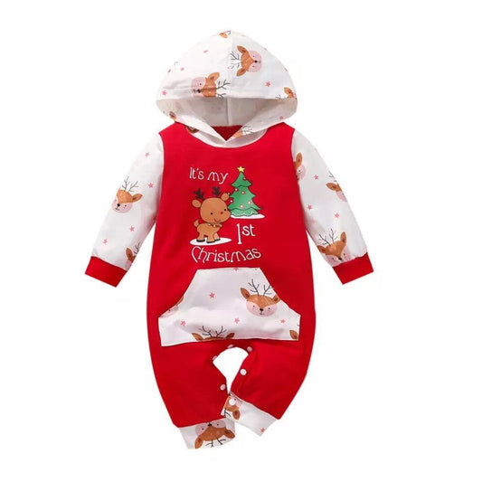 Baby Long Sleeve Christmas Romper Jumpsuit Bump baby and beyond