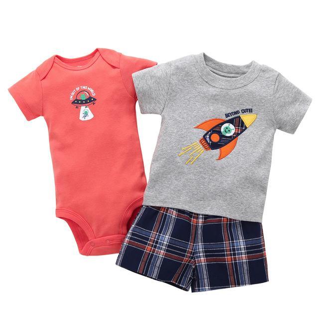 Baby Sets T Shirt Short Romper Outfit Bump baby and beyond