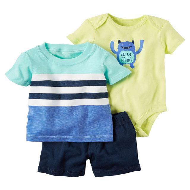 Baby Sets T Shirt Short Romper Outfit Bump baby and beyond