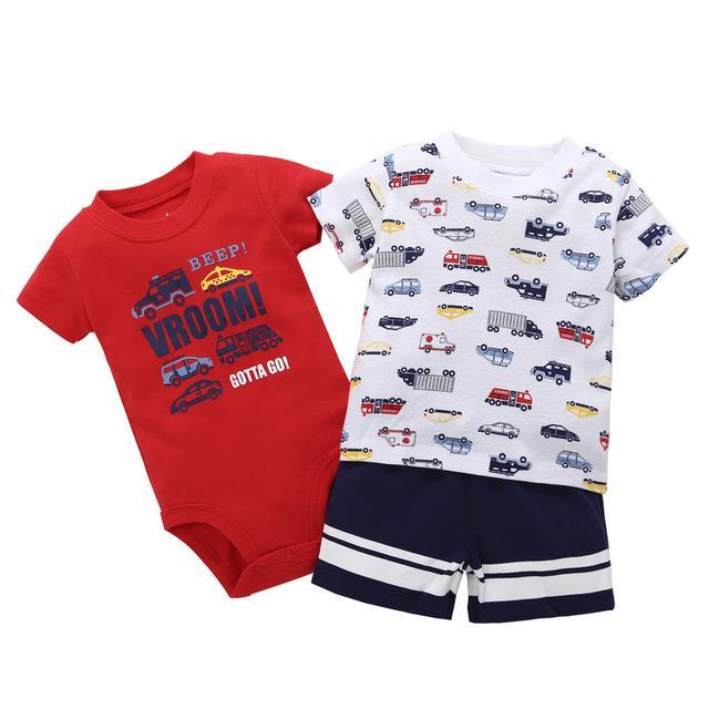 Baby Sets T Shirt Short Romper Outfit Bump baby and beyond