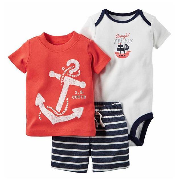 Baby Sets T Shirt Short Romper Outfit Bump baby and beyond