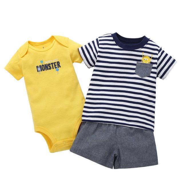 Baby Sets T Shirt Short Romper Outfit Bump baby and beyond