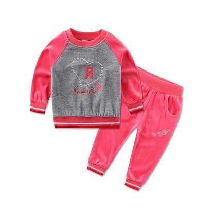 Baby Unisex Blouse Velvet Sport Suit Pants Bump baby and beyond