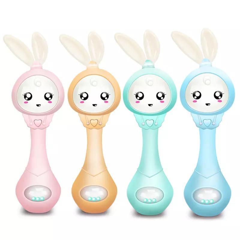 Baby Teether Music Rattle Toys Pacifier Hand Bells
