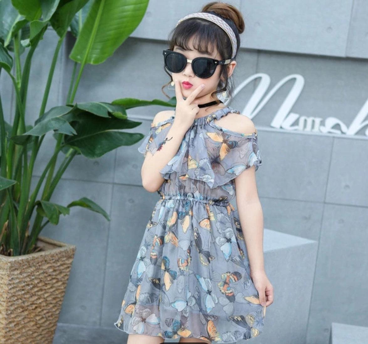 Bohemian Style Floral Sleeveless Girls Dresses Bump baby and beyond