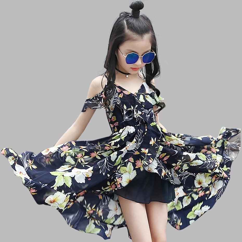 Bohemian Style Floral Sleeveless Girls Dresses Bump baby and beyond