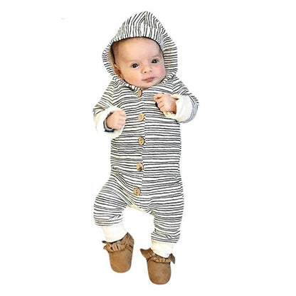 Casual Baby Boys Girls Striped Romper Jumpsuit Bump baby and beyond