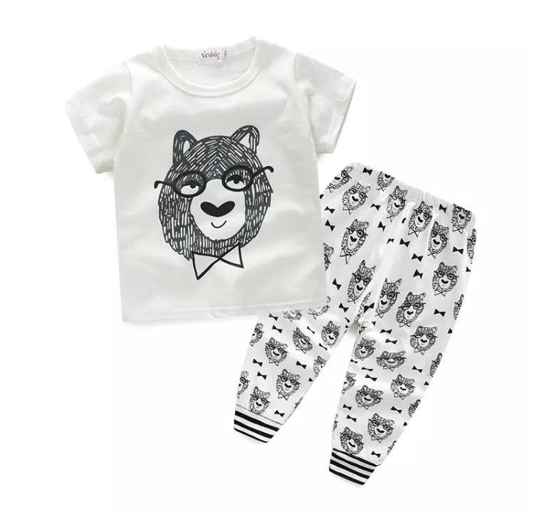 Casual Baby Tops Pants Printed Outfit Clothes Bump baby and beyond