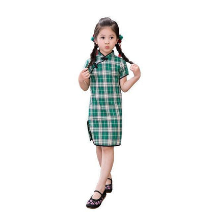 Children Qipao Chinese New Year Cheongsam Girls Clothes Bump baby and beyond