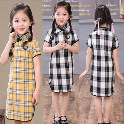 Children Qipao Chinese New Year Cheongsam Girls Clothes Bump baby and beyond