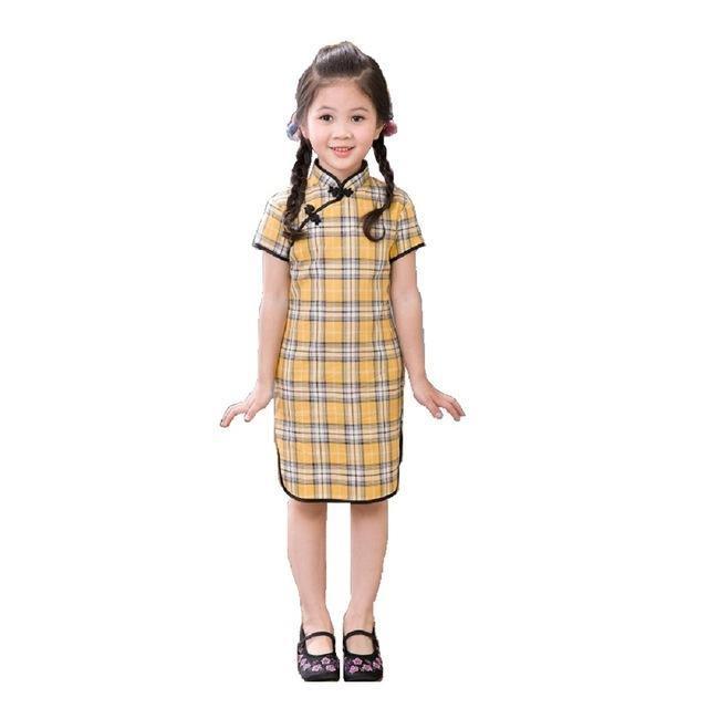 Children Qipao Chinese New Year Cheongsam Girls Clothes Bump baby and beyond