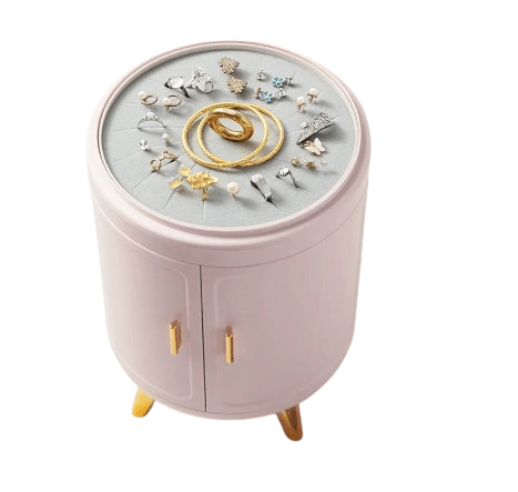 Storage Box Crown Crown Travel Jewelry Holder Organizer Storage Case Box – bbabyb