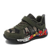 Children Camouflage Spiderman Breathable Green Sneaker Shoes