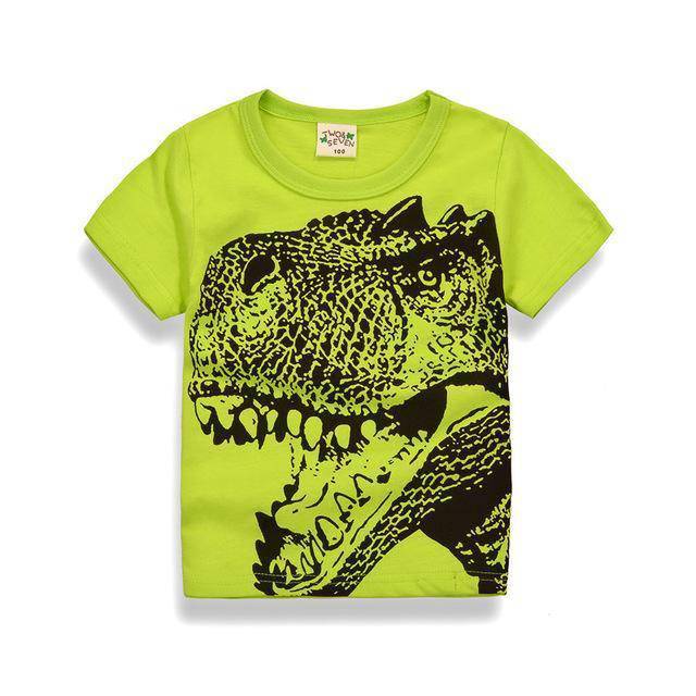 Fashion Colored Dragon Tee Tops Shirt Outerwear Clothes Army Green