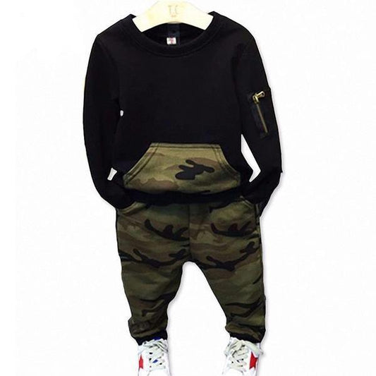 Full Sleeve Shirt Pant Youth Camo Outfit Bump baby and beyond