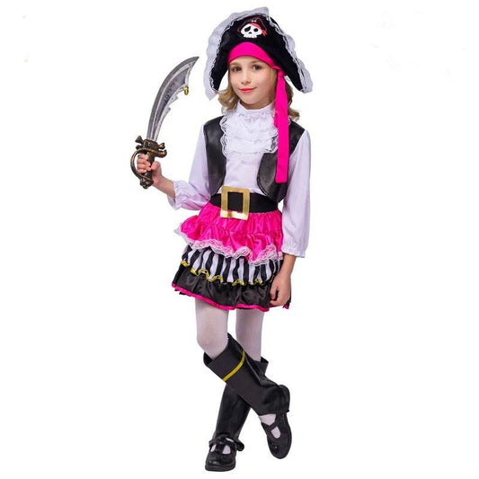 Girls Pink Pirate Party Cosplay Halloween Costume Bump baby and beyond