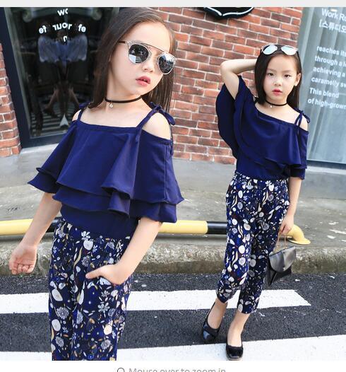 Girls Top Floral Summer Outfit Clothes Bump baby and beyond