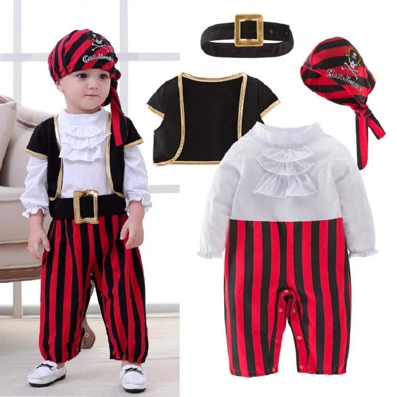 Halloween Boys Captain Cosplay Costume Bump baby and beyond